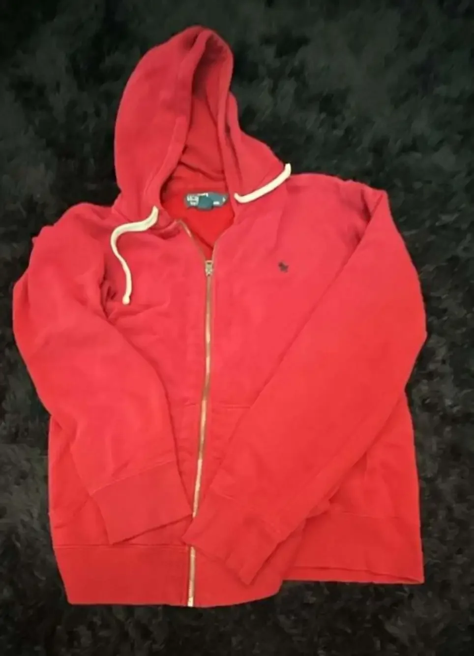 Polo Ralph Lauren Men's Classic Full-Zip Fleece Hoodie, Red